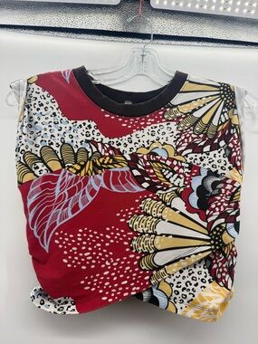 free people movement Hot Shot Wildflower Crop Top Size S Rare Print Activewear